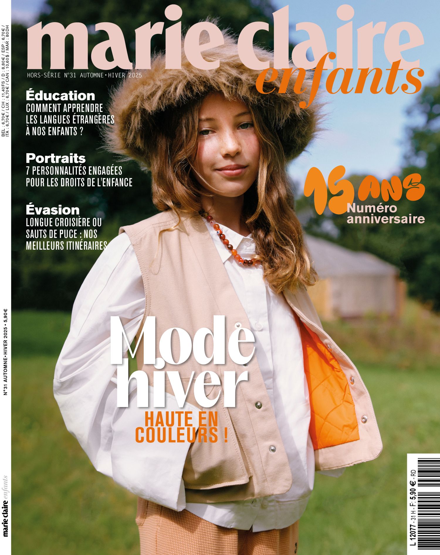 Couverture Marie Claire Enfants n° 32 de octobre 2025