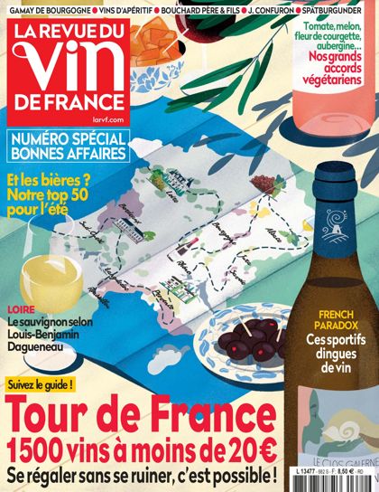 Couverture La Revue du vin de France n° 682 de août 2024