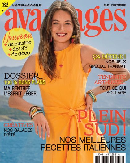 Couverture Avantages n° 431 de septembre 2024